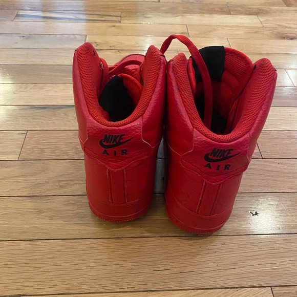 Nike Other - Nike Air Force 1 High 07 University Red Black AO2440-600 Mens 10 Sneaker